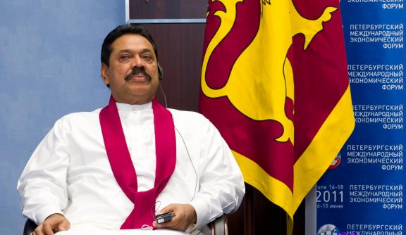 Mahinda Rajapaksa in Russia