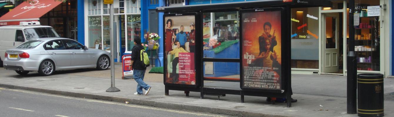 London bustop