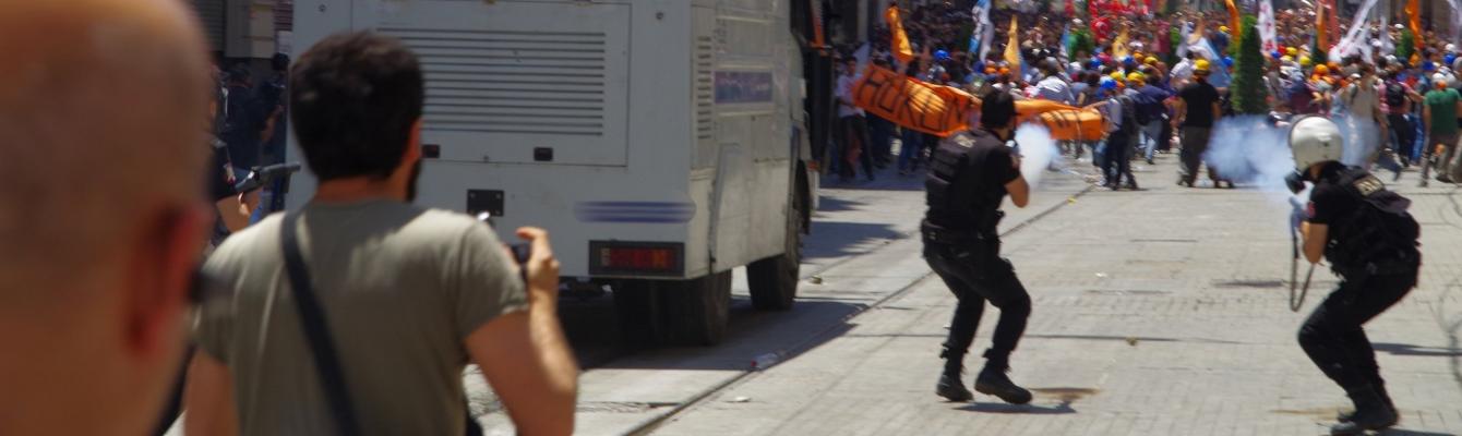 police tear gas Taksim