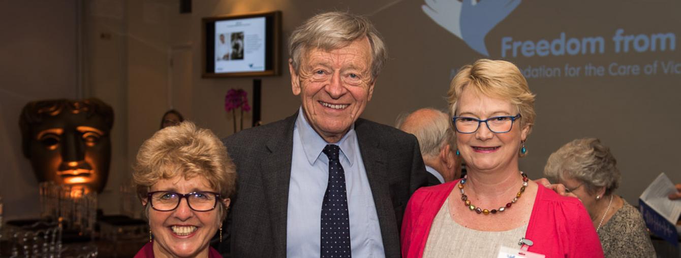 Lord Alf Dubs (centre)