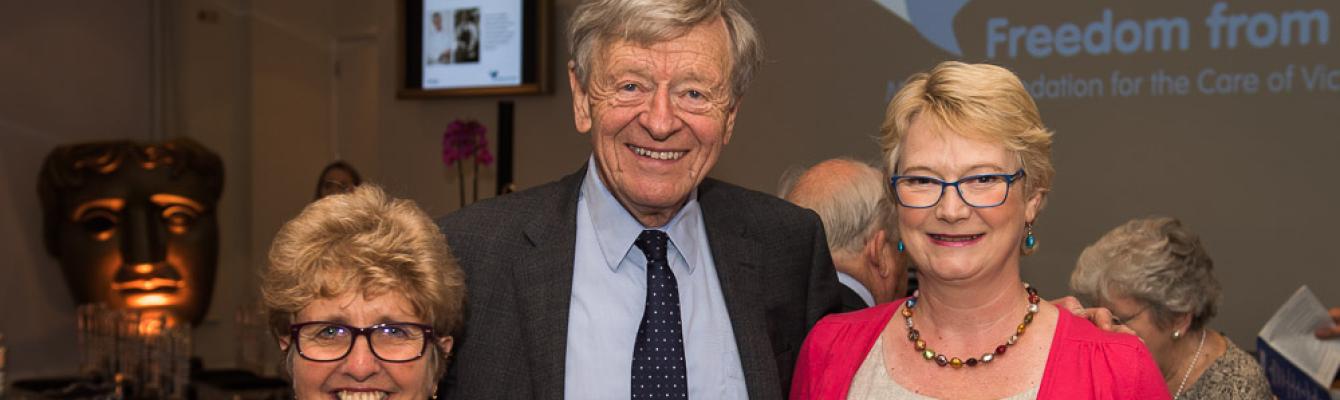 Lord Alf Dubs (centre)