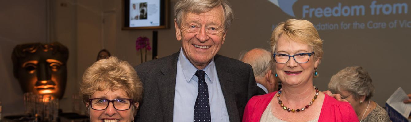 Lord Alf Dubs (centre)