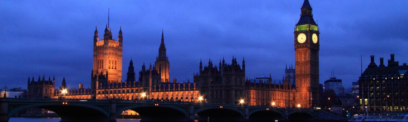 Parliament by night