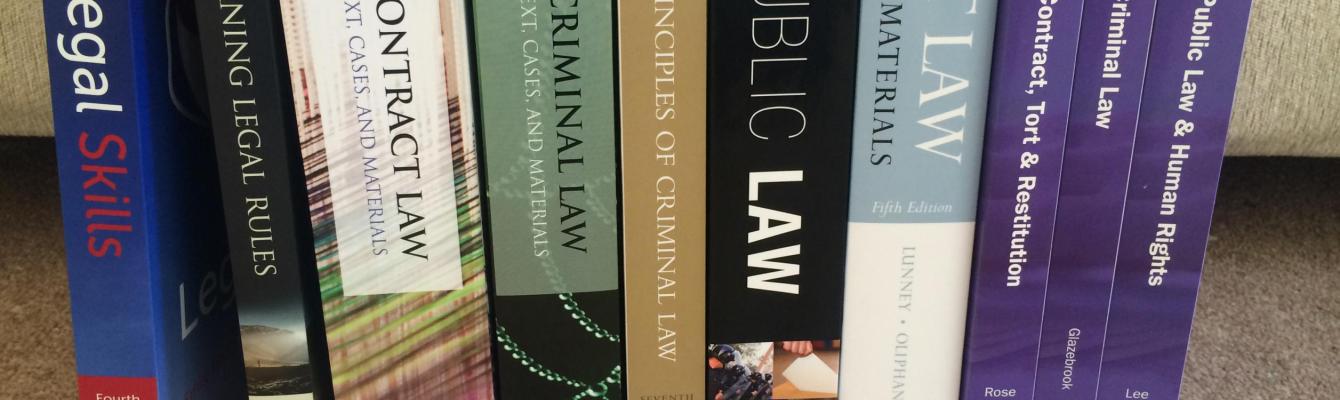 Law books