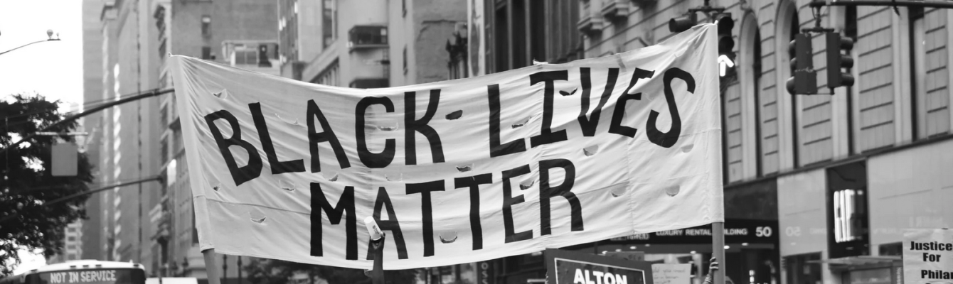 Black Lives Matter banner