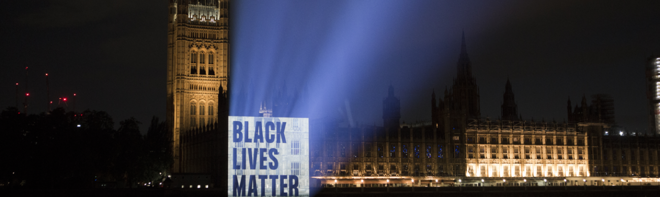 Black Lives Matter banner