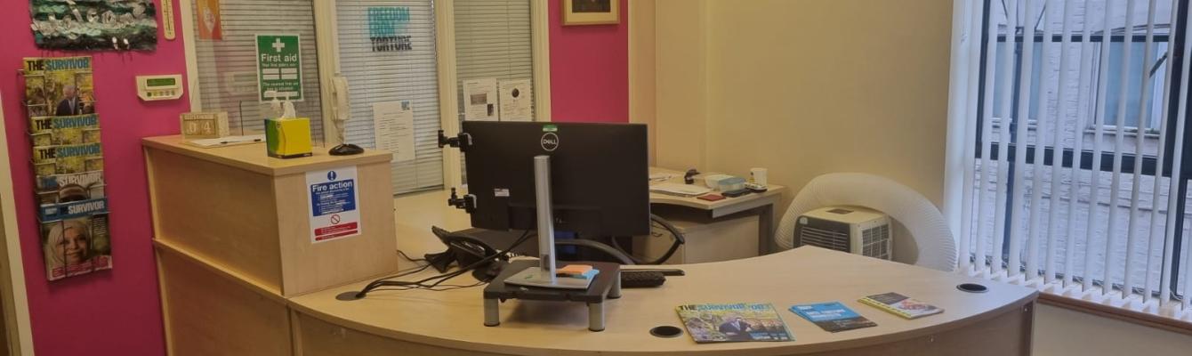 Reception desk