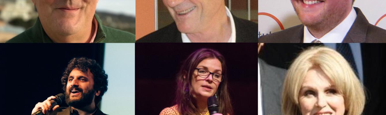 Stephen Fry, Michael Palin, Miles Jupp, Nish Kumar, Aisling Bea, Joanna Lumley
