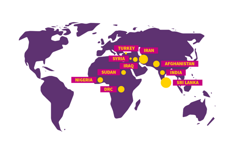 torture map infographic