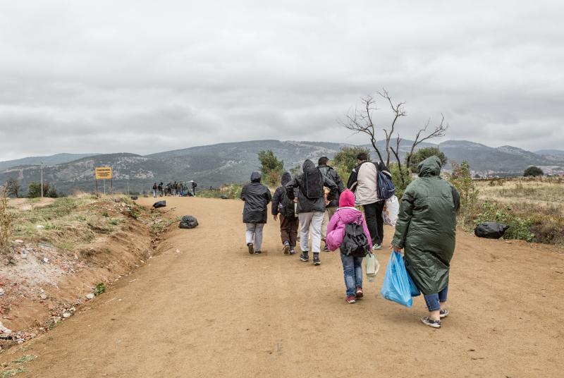 people walking