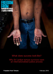What does success look like - why Sri Lankan torture survivors want an internationalised justice process