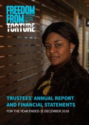 Front cover of report showing a person looking at the camera