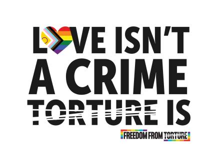 Pride Poster 'Love Is Not a Crime'