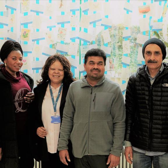 people in reception freedom from torture