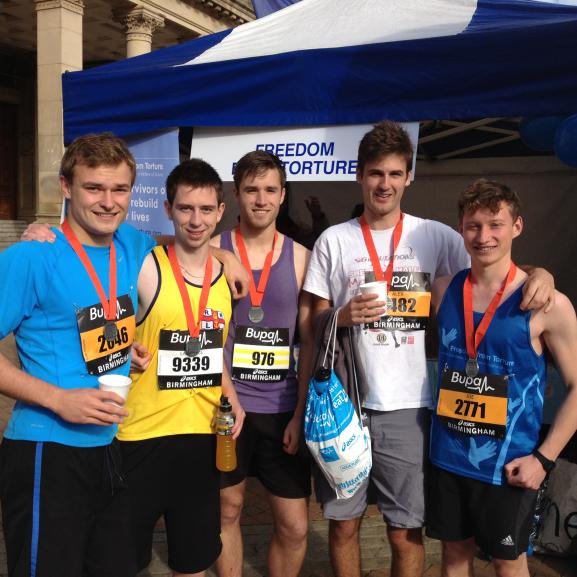 marathon runners
