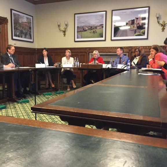 Speaking in Parliament