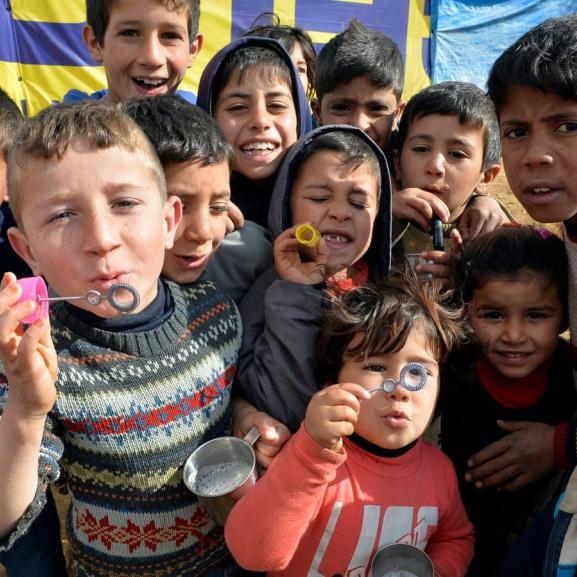 Refugee children