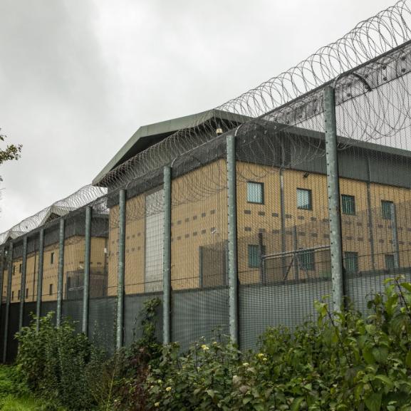 Outdoor immigration detention centre