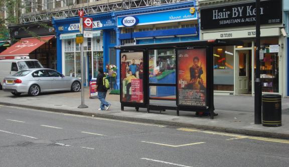 London bustop