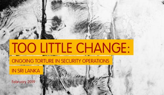 Sri Lanka: Too little to change
