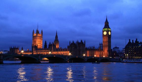 Parliament by night