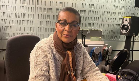 Adjoa Andoh recording charity appeal