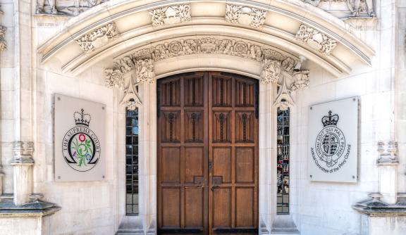 Outside photo of Supreme court UK