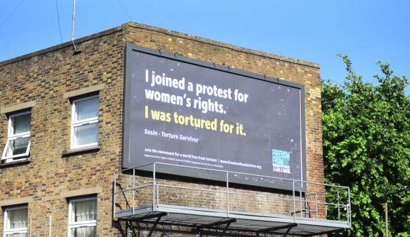 Billboard in London